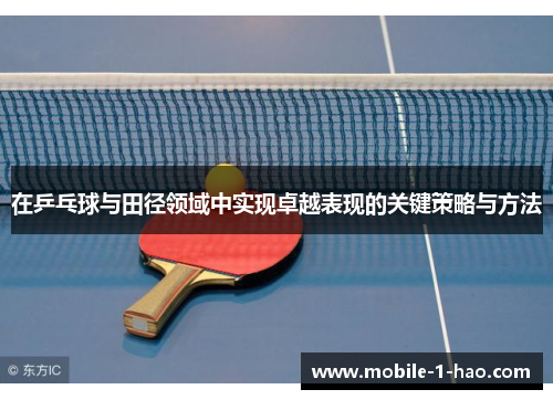 在乒乓球与田径领域中实现卓越表现的关键策略与方法