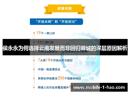 侯永永为何选择云南发展而非回归蓉城的深层原因解析